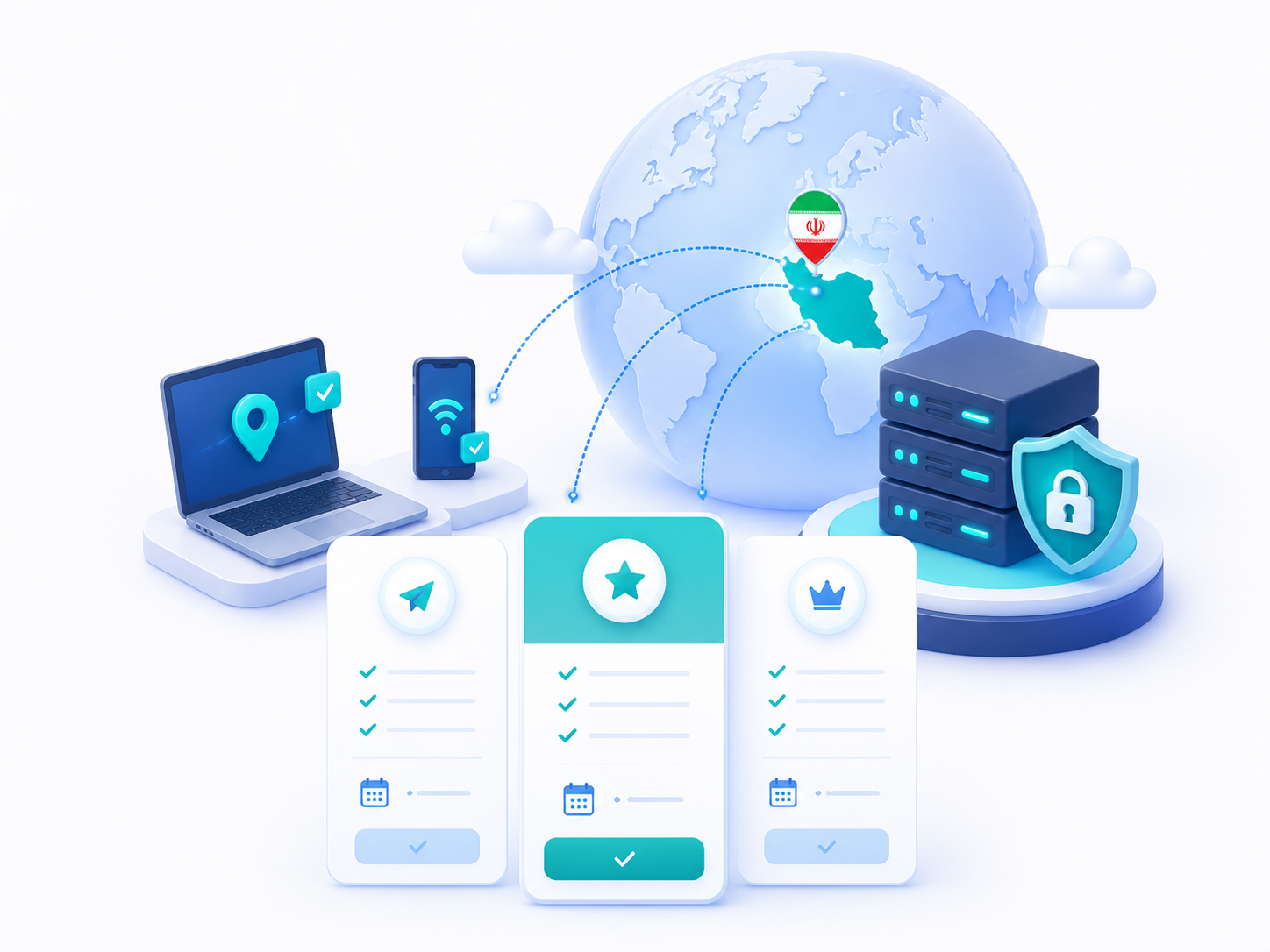 خرید VPN ایران و دریافت آی‌پی ایران